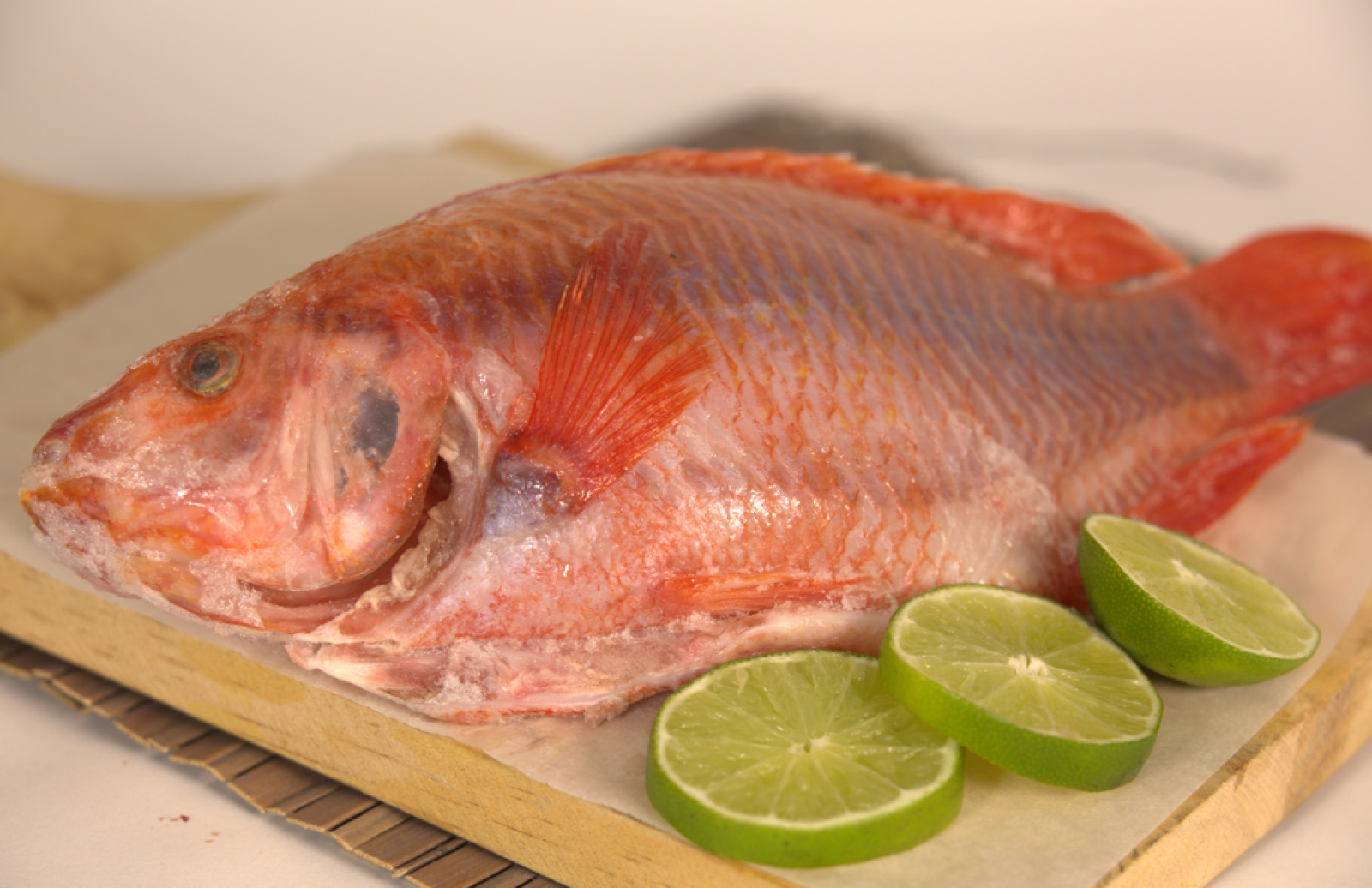 Filete de tilapia roja